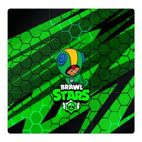 Магнитный плакат 3Х3 с принтом BRAWL STARS LEON в городе Новоалтайск, Полимерный материал с магнитным слоем | 9 деталей размером 9*9 см | android | brawl stars | games | leon | mobile game | stars | игры | леон | мобильные игры