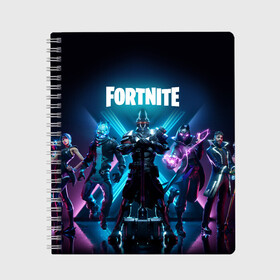 Тетрадь с принтом FORTNITE 10 СЕЗОН в городе Новоалтайск, 100% бумага | 48 листов, плотность листов — 60 г/м2, плотность картонной обложки — 250 г/м2. Листы скреплены сбоку удобной пружинной спиралью. Уголки страниц и обложки скругленные. Цвет линий — светло-серый
 | 10 | battle | fort | fortnite | royale | season | season x | битва | королевская | сезон x | тануки | форт | фортнайт