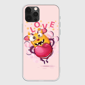 Чехол для iPhone 12 Pro Max с принтом LOVE в городе Новоалтайск, Силикон |  | bee | bright | cool | funny | heart | веселый | забавный | прикольный | пчелка | сердце | яркий