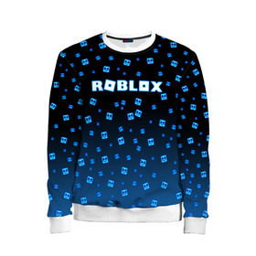 Детский свитшот 3D с принтом Roblox X Marshmello в городе Новоалтайск, 100% полиэстер | свободная посадка, прямой крой, мягкая тканевая резинка на рукавах и понизу свитшота | marshmello | roblox | roblox x marshmello | roblox скачать | игра роблокс | роблокс | роблокс играть | роблокс симулятор | скачать роблокс