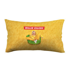 Подушка 3D антистресс с принтом BILLIE EILISH в городе Новоалтайск, наволочка — 100% полиэстер, наполнитель — вспененный полистирол | состоит из подушки и наволочки на молнии | 