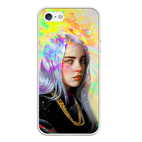 Чехол для iPhone 5/5S матовый с принтом BILLIE EILISH в городе Новоалтайск, Силикон | Область печати: задняя сторона чехла, без боковых панелей | bad guy | billie | eilish | ocean eyes | айлиш | билли | девушка | певица | эйлиш