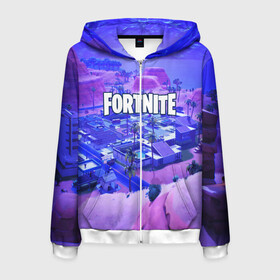 Мужская толстовка 3D на молнии с принтом FORTNITE в городе Новоалтайск, 100% полиэстер | длина до линии бедра, манжеты и пояс оформлены мягкой тканевой резинкой, двухслойный капюшон со шнурком для регулировки, спереди молния, по бокам два кармана | battle royale | fortnite | fortnite battle royale | futuresynth | game | outrun | retrowave | synth | synthwave | игры | ретровейв | синтвейв | фортнайт
