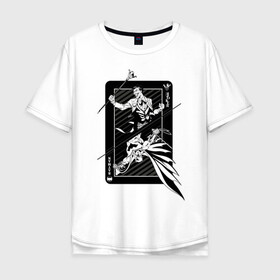 Мужская футболка хлопок Oversize с принтом Batman vs Joker в городе Новоалтайск, 100% хлопок | свободный крой, круглый ворот, “спинка” длиннее передней части | batman | dc | dc джокер | detective comics | harley | joker | shtatbat | the joker | бетмен | джокер | злодей | харли
