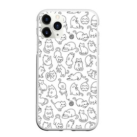 Чехол для iPhone 11 Pro матовый с принтом Такие Разные Котейки в городе Новоалтайск, Силикон |  | Тематика изображения на принте: cat | ассорти | белый | графика | киса | киска | кот | котейка | котенок | котик | котэ | котя | кошка | лапочка | линии | мимими | минимализм | набор | рисунок | силуэт | черный