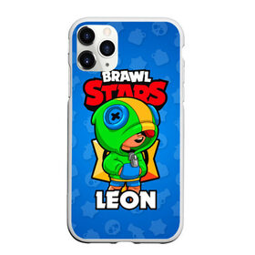 Чехол для iPhone 11 Pro Max матовый с принтом BRAWL STARS LEON в городе Новоалтайск, Силикон |  | brawl stars | leon | бравл старз