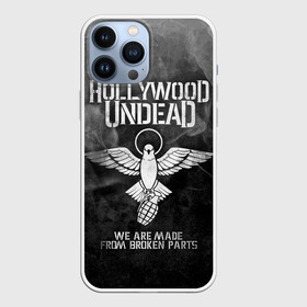 Чехол для iPhone 13 Pro Max с принтом Hollywood Undead в городе Новоалтайск,  |  | Тематика изображения на принте: charlie scene | danny | funny man | hollywood undead | hu | j dog | johnny 3 tears | голливудская нежить | голубь | голубь с гранатой | граната | ню метал | рэп метал | рэп рок