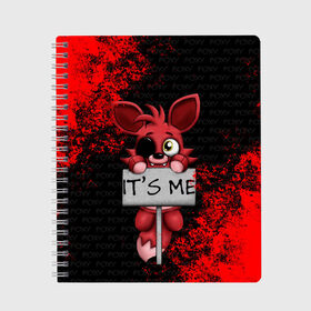 Тетрадь с принтом Five Nights At Freddy s в городе Новоалтайск, 100% бумага | 48 листов, плотность листов — 60 г/м2, плотность картонной обложки — 250 г/м2. Листы скреплены сбоку удобной пружинной спиралью. Уголки страниц и обложки скругленные. Цвет линий — светло-серый
 | 5 ночей с фредди | five nights at freddys | foxy | аниматроники | игра | компьютерная игра | робот | фокси | фредди | фреди | чика