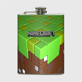 Фляга с принтом MINECRAFT в городе Новоалтайск, металлический корпус | емкость 0,22 л, размер 125 х 94 мм. Виниловая наклейка запечатывается полностью | Тематика изображения на принте: craft | creeper | dungeon | dungeons | earth | game | logo | mine | minecraft | mobile | online | дунгеонс | земля | зомби | игра | крипер | лого | майкрафт | майнкрафт | мобайл | онлайн | подземелье | подземелья