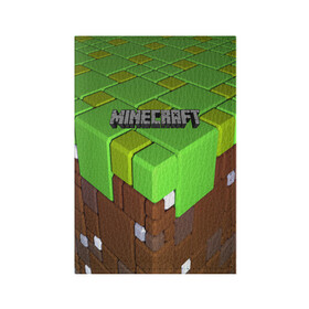 Обложка для паспорта матовая кожа с принтом MINECRAFT в городе Новоалтайск, натуральная матовая кожа | размер 19,3 х 13,7 см; прозрачные пластиковые крепления | Тематика изображения на принте: craft | creeper | dungeon | dungeons | earth | game | logo | mine | minecraft | mobile | online | дунгеонс | земля | зомби | игра | крипер | лого | майкрафт | майнкрафт | мобайл | онлайн | подземелье | подземелья