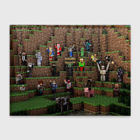 Обложка для студенческого билета с принтом MINECRAFT в городе Новоалтайск, натуральная кожа | Размер: 11*8 см; Печать на всей внешней стороне | Тематика изображения на принте: craft | creeper | dungeon | dungeons | earth | game | logo | mine | minecraft | mobile | online | дунгеонс | земля | зомби | игра | крипер | лого | майкрафт | майнкрафт | мобайл | онлайн | подземелье | подземелья
