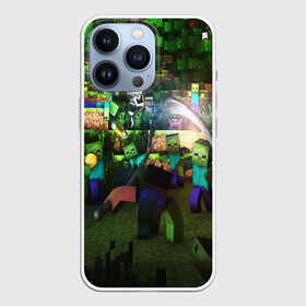 Чехол для iPhone 13 Pro с принтом MINECRAFT Creeper в городе Новоалтайск,  |  | craft | creeper | dungeon | dungeons | earth | game | logo | mine | minecraft | mobile | online | дунгеонс | земля | зомби | игра | крипер | лого | майкрафт | майнкрафт | мобайл | онлайн | подземелье | подземелья