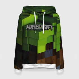 Женская толстовка 3D с принтом MINECRAFT в городе Новоалтайск, 100% полиэстер  | двухслойный капюшон со шнурком для регулировки, мягкие манжеты на рукавах и по низу толстовки, спереди карман-кенгуру с мягким внутренним слоем. | craft | creeper | dungeon | dungeons | earth | game | logo | mine | minecraft | mobile | online | дунгеонс | земля | зомби | игра | крипер | лого | майкрафт | майнкрафт | мобайл | онлайн | подземелье | подземелья
