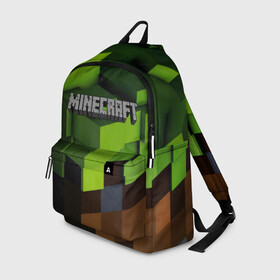 Рюкзак 3D с принтом MINECRAFT в городе Новоалтайск, 100% полиэстер | лямки с регулируемой длиной, сверху петелька, чтобы рюкзак можно было повесить на вешалку. Основное отделение закрывается на молнию, как и внешний карман. Внутри два дополнительных кармана, один из которых закрывается на молнию. По бокам два дополнительных кармашка | craft | creeper | dungeon | dungeons | earth | game | logo | mine | minecraft | mobile | online | дунгеонс | земля | зомби | игра | крипер | лого | майкрафт | майнкрафт | мобайл | онлайн | подземелье | подземелья
