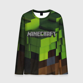Мужской лонгслив 3D с принтом MINECRAFT в городе Новоалтайск, 100% полиэстер | длинные рукава, круглый вырез горловины, полуприлегающий силуэт | craft | creeper | dungeon | dungeons | earth | game | logo | mine | minecraft | mobile | online | дунгеонс | земля | зомби | игра | крипер | лого | майкрафт | майнкрафт | мобайл | онлайн | подземелье | подземелья