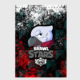 Скетчбук с принтом Brawl Stars CROW в городе Новоалтайск, 100% бумага
 | 48 листов, плотность листов — 100 г/м2, плотность картонной обложки — 250 г/м2. Листы скреплены сверху удобной пружинной спиралью | android | brawl stars | crow | games | leon | mobile game | stars | ворон | игры | леон | мобильные игры
