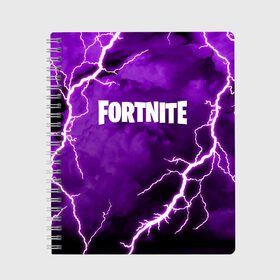 Тетрадь с принтом FORTNITE в городе Новоалтайск, 100% бумага | 48 листов, плотность листов — 60 г/м2, плотность картонной обложки — 250 г/м2. Листы скреплены сбоку удобной пружинной спиралью. Уголки страниц и обложки скругленные. Цвет линий — светло-серый
 | fornite 2 | fortnite | fortnite x | marshmello | маршмелло | фортнайт | фортнайт 2 | фортнайт глава 2