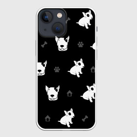 Чехол для iPhone 13 mini с принтом Английский бультерьер в городе Новоалтайск,  |  | Тематика изображения на принте: 