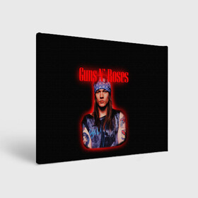 Холст прямоугольный с принтом Guns n roses + Спина  в городе Новоалтайск, 100% ПВХ |  | axl rose | geffen records | gnr | guns | rock | roses | slash | гансы | пистолеты | розы | рок | слеш | эксл роуз