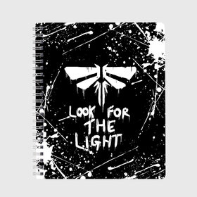Тетрадь с принтом THE LAST OF US в городе Новоалтайск, 100% бумага | 48 листов, плотность листов — 60 г/м2, плотность картонной обложки — 250 г/м2. Листы скреплены сбоку удобной пружинной спиралью. Уголки страниц и обложки скругленные. Цвет линий — светло-серый
 | cicadas | fireflies | naughty dog | the last of us | the last of us part 2 | джоэл | последние из нас | цикады | элли