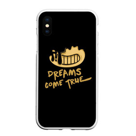 Чехол для iPhone XS Max матовый с принтом Bendy And The Ink Machine в городе Новоалтайск, Силикон | Область печати: задняя сторона чехла, без боковых панелей | Тематика изображения на принте: bendy | bendy and the ink machine | бенди | бени | бенни | детская | детям | игра | капли | компьютерная игра | краска | машина | подтеки | розовая | ужастик