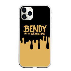 Чехол для iPhone 11 Pro Max матовый с принтом Bendy And The Ink Machine в городе Новоалтайск, Силикон |  | bendy | bendy and the ink machine | бенди | бени | бенни | детская | детям | игра | капли | компьютерная игра | краска | машина | подтеки | розовая | ужастик