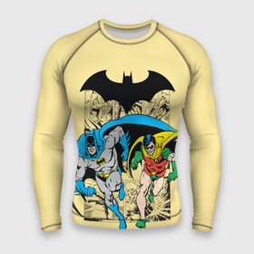 Мужской рашгард 3D с принтом Batman and Robin в городе Новоалтайск,  |  | bat man | batman | batman comics | caped crusader | dark knight | shtatbat | бетмен | брюс уэйн | бэт мен | бэтмен | тёмный рыцарь