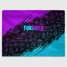 Плед 3D с принтом FORTNITE в городе Новоалтайск, 100% полиэстер | закругленные углы, все края обработаны. Ткань не мнется и не растягивается | fortnite | fortnite 2 | fortnite x маршмелло | ikonik | marshmello | ninja | ninja streamer | иконик | ниндзя | фортнайт | фортнайт 2 | фортнайт глава 2