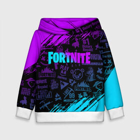 Детская толстовка 3D с принтом FORTNITE в городе Новоалтайск, 100% полиэстер | двухслойный капюшон со шнурком для регулировки, мягкие манжеты на рукавах и по низу толстовки, спереди карман-кенгуру с мягким внутренним слоем | Тематика изображения на принте: fortnite | fortnite 2 | fortnite x маршмелло | ikonik | marshmello | ninja | ninja streamer | иконик | ниндзя | фортнайт | фортнайт 2 | фортнайт глава 2