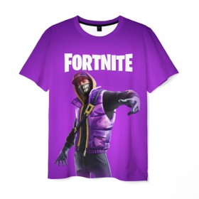 Мужская футболка 3D с принтом FORTNITE STREET STRIKER в городе Новоалтайск, 100% полиэфир | прямой крой, круглый вырез горловины, длина до линии бедер | 
