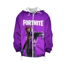 Детская куртка 3D с принтом FORTNITE STREET STRIKER в городе Новоалтайск, 100% полиэстер | застежка — молния, подол и капюшон оформлены резинкой с фиксаторами, по бокам — два кармана без застежек, один потайной карман на груди, плотность верхнего слоя — 90 г/м2; плотность флисового подклада — 260 г/м2 | 