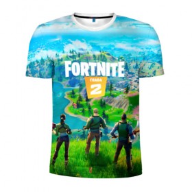 Мужская футболка 3D спортивная с принтом Fortnite часть 2 в городе Новоалтайск, 100% полиэстер с улучшенными характеристиками | приталенный силуэт, круглая горловина, широкие плечи, сужается к линии бедра | fortnite | fortnite 11 season | fortnite chapter 2 | game | island fortnite | битва | игра | карта | мир фортнайт | остров фортнайт | фортнайт | фортнайт 11 сезон | фортнайт часть 2