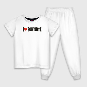 Детская пижама хлопок с принтом Fortnite в городе Новоалтайск, 100% хлопок |  брюки и футболка прямого кроя, без карманов, на брюках мягкая резинка на поясе и по низу штанин
 | battle royale | br | cataclysm | fortnait | fortnite | fortnite 2 | fortnite black hole | fortnite chapter 2 | game | games | бх | фортнайт | фортнайт глава 2 | фортнайт чёрная дыра