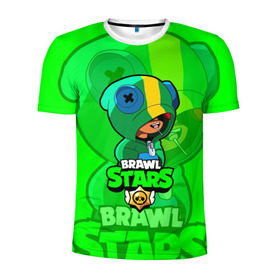 Мужская футболка 3D спортивная с принтом Brawl Stars LEON в городе Новоалтайск, 100% полиэстер с улучшенными характеристиками | приталенный силуэт, круглая горловина, широкие плечи, сужается к линии бедра | brawl | brawl stars | crow | leon | stars | бравл | бравл старс | браво старс | игра | компьютерная | кров | леон | онлайн | старс