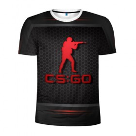 Мужская футболка 3D спортивная с принтом Counter StrikeCounter Strike в городе Новоалтайск, 100% полиэстер с улучшенными характеристиками | приталенный силуэт, круглая горловина, широкие плечи, сужается к линии бедра | counter strike | cs go | global offensive | игра | игры | компьютерные | контер страйк