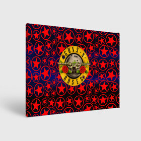 Холст прямоугольный с принтом Guns n roses в городе Новоалтайск, 100% ПВХ |  | axl rose | geffen records | gnr | guns | rock | roses | slash | гансы | пистолеты | розы | рок | слеш | эксл роуз