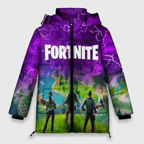 Женская зимняя куртка 3D с принтом FORTNITE STROM в городе Новоалтайск, верх — 100% полиэстер; подкладка — 100% полиэстер; утеплитель — 100% полиэстер | длина ниже бедра, силуэт Оверсайз. Есть воротник-стойка, отстегивающийся капюшон и ветрозащитная планка. 

Боковые карманы с листочкой на кнопках и внутренний карман на молнии | fortnite | fortnite 2 | fortnite x | marshmello | strom | маршмелло | фортнайт | фортнайт 2 | фортнайт глава 2 | шторм