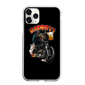 Чехол для iPhone 11 Pro Max матовый с принтом Байкер в городе Новоалтайск, Силикон |  | Тематика изображения на принте: art | beer | арт | байкер | волк | мотоцикл | фантастика