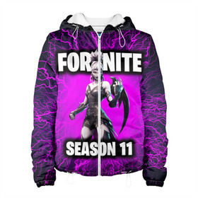 Женская куртка 3D с принтом Fortnite в городе Новоалтайск, ткань верха — 100% полиэстер, подклад — флис | прямой крой, подол и капюшон оформлены резинкой с фиксаторами, два кармана без застежек по бокам, один большой потайной карман на груди. Карман на груди застегивается на липучку | chapter | chapter 2 | fornite | season | season 11 | глава 2 | сезон 11 | форнайт