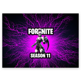 Поздравительная открытка с принтом Fortnite  в городе Новоалтайск, 100% бумага | плотность бумаги 280 г/м2, матовая, на обратной стороне линовка и место для марки
 | chapter | chapter 2 | fornite | season | season 11 | глава 2 | сезон 11 | форнайт