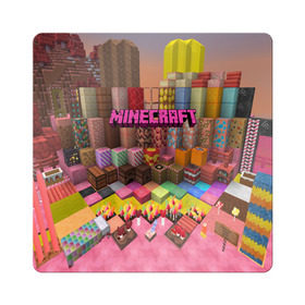 Магнит виниловый Квадрат с принтом MINECRAFT GAME в городе Новоалтайск, полимерный материал с магнитным слоем | размер 9*9 см, закругленные углы | Тематика изображения на принте: craft | creeper | dungeon | dungeons | earth | game | logo | mine | minecraft | mobile | online | дунгеонс | земля | зомби | игра | крипер | лого | майкрафт | майнкрафт | мобайл | онлайн | подземелье | подземелья