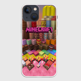 Чехол для iPhone 13 mini с принтом MINECRAFT GAME в городе Новоалтайск,  |  | craft | creeper | dungeon | dungeons | earth | game | logo | mine | minecraft | mobile | online | дунгеонс | земля | зомби | игра | крипер | лого | майкрафт | майнкрафт | мобайл | онлайн | подземелье | подземелья