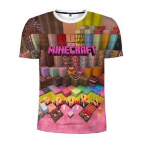 Мужская футболка 3D спортивная с принтом MINECRAFT GAME в городе Новоалтайск, 100% полиэстер с улучшенными характеристиками | приталенный силуэт, круглая горловина, широкие плечи, сужается к линии бедра | craft | creeper | dungeon | dungeons | earth | game | logo | mine | minecraft | mobile | online | дунгеонс | земля | зомби | игра | крипер | лого | майкрафт | майнкрафт | мобайл | онлайн | подземелье | подземелья