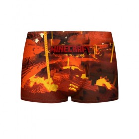 Мужские трусы 3D с принтом Minecraft в городе Новоалтайск, 50% хлопок, 50% полиэстер | классическая посадка, на поясе мягкая тканевая резинка | craft | creeper | dungeon | dungeons | earth | game | logo | mine | minecraft | mobile | online | дунгеонс | земля | зомби | игра | крипер | лого | майкрафт | майнкрафт | мобайл | онлайн | подземелье | подземелья