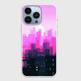 Чехол для iPhone 13 Pro с принтом CITY в городе Новоалтайск,  |  | Тематика изображения на принте: bright | colorful | neon | retro | urban | vintage | винтаж | город | неон | ретро | ретро неон