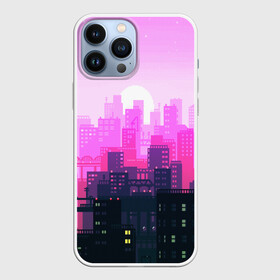 Чехол для iPhone 13 Pro Max с принтом CITY в городе Новоалтайск,  |  | Тематика изображения на принте: bright | colorful | neon | retro | urban | vintage | винтаж | город | неон | ретро | ретро неон