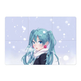 Магнитный плакат 3Х2 с принтом Hatsune Miku. Winter в городе Новоалтайск, Полимерный материал с магнитным слоем | 6 деталей размером 9*9 см | Тематика изображения на принте: anime | aquamarin | aquamarine | everlasting | hatsune | j pop | miku | projectdiva | singer | snow | summer | vocaloid | аквамарин | аниме | вокалоид | мику | певица | хацуне | хацунэ