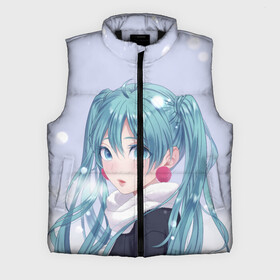 Мужской жилет утепленный 3D с принтом Hatsune Miku. Winter в городе Новоалтайск,  |  | Тематика изображения на принте: anime | aquamarin | aquamarine | everlasting | hatsune | j pop | miku | projectdiva | singer | snow | summer | vocaloid | аквамарин | аниме | вокалоид | мику | певица | хацуне | хацунэ