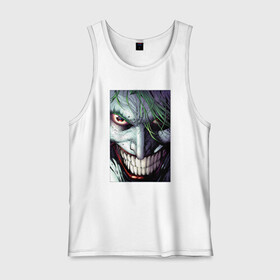 Мужская майка хлопок с принтом Joker в городе Новоалтайск, 100% хлопок |  | joker | shtatjoker | артур флек | джокер | жокир