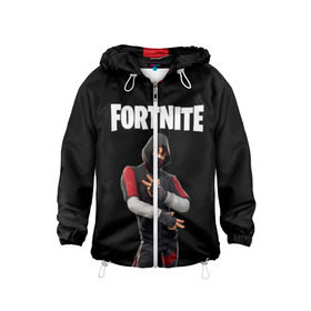 Детская ветровка 3D с принтом FORTNITE IKONIK (КАПЮШОН) в городе Новоалтайск, 100% полиэстер | подол и капюшон оформлены резинкой с фиксаторами, по бокам два кармана без застежек, один потайной карман на груди | Тематика изображения на принте: fnchap2 | fortnite | fortnite 2 | fortnite x | ikonik | marshmello | иконик | маршмелло | фортнайт | фортнайт 2 | фортнайт глава 2